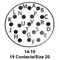 ITT CANNON KPSE06F14-19S