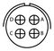 ITT CANNON CA3100E14S-2SB05-14