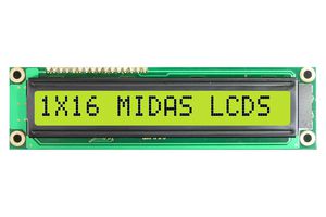 MIDAS DISPLAYS MC11608A6W1-SPTLY