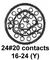 CINCH CONNECTIVITY SOLUTIONS BACC45FN16-24S6