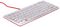 RASPBERRY-PI RPI-KEYB (UK)-RED/WHITE